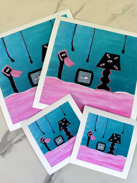 "They're Watching" Fine Art Print - 4x4, 8x8