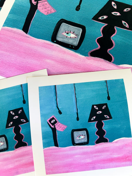 "They're Watching" Fine Art Print - 4x4, 8x8