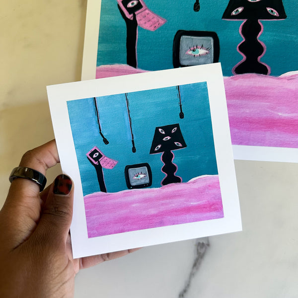 "They're Watching" Fine Art Print - 4x4, 8x8