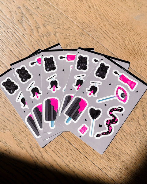Dark & Sweet Sticker Sheet