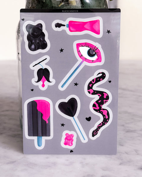 Dark & Sweet Sticker Sheet