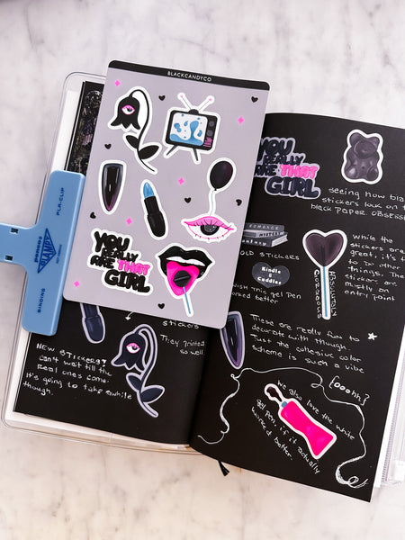 Dark, Yet Sweet Sticker Sheet
