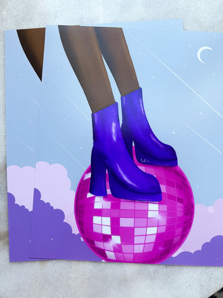 Disco Diva Art Print - 8x10, 5x7