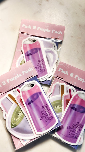 Pink & Purple Sticker Pack