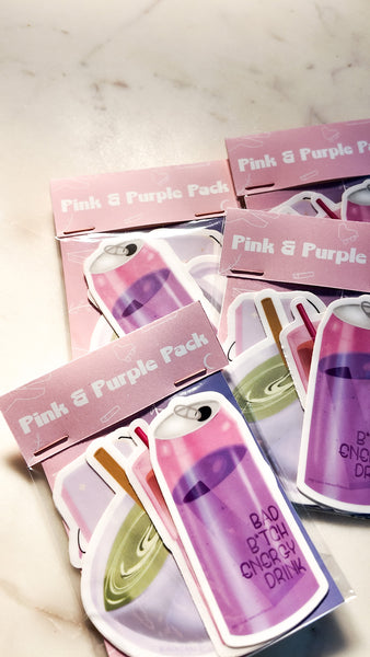 Pink & Purple Sticker Pack
