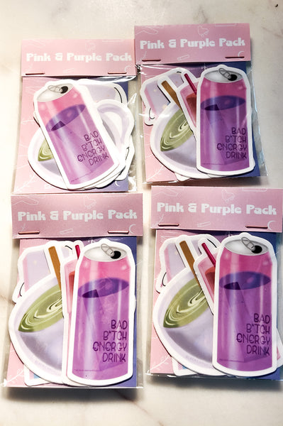 Pink & Purple Sticker Pack